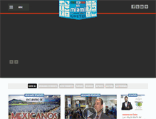 Tablet Screenshot of mexicanosenmiami.net